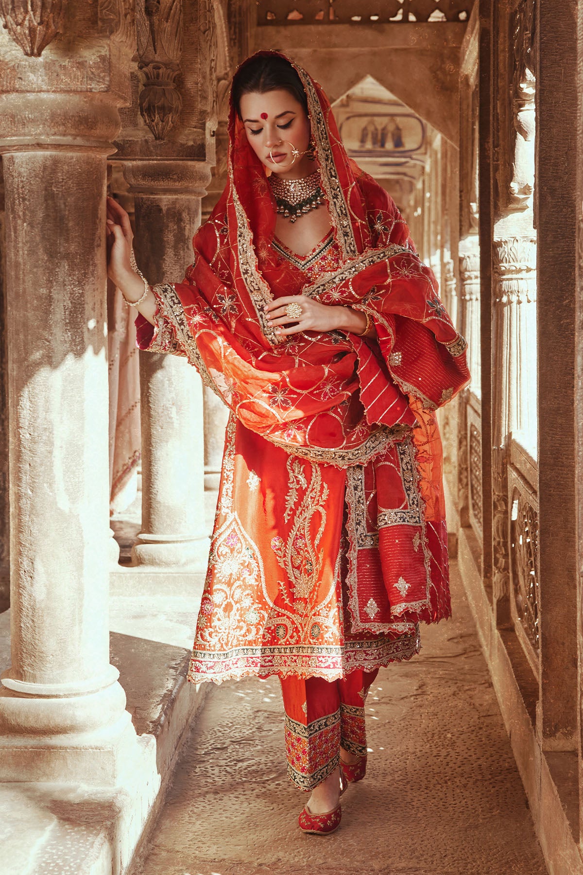 Rust Salwar Suit
