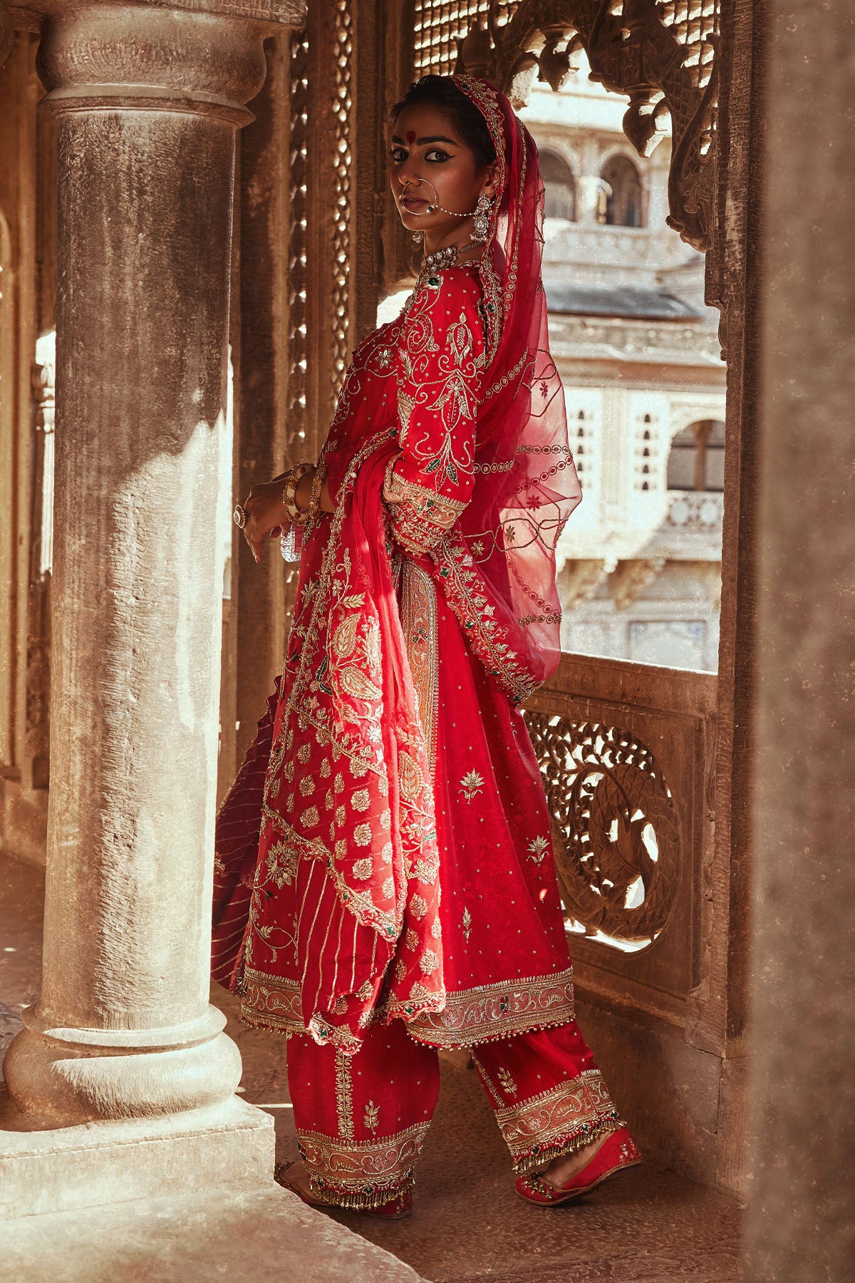 Red Salwar Suit
