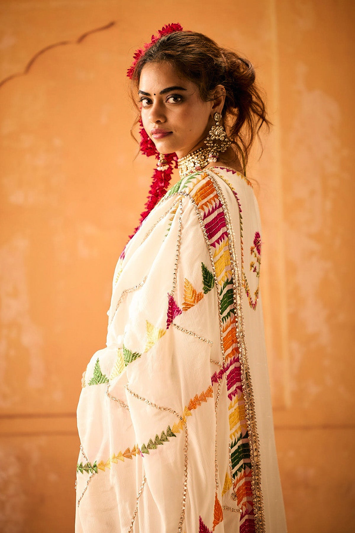 Ivory Phulkari Suit