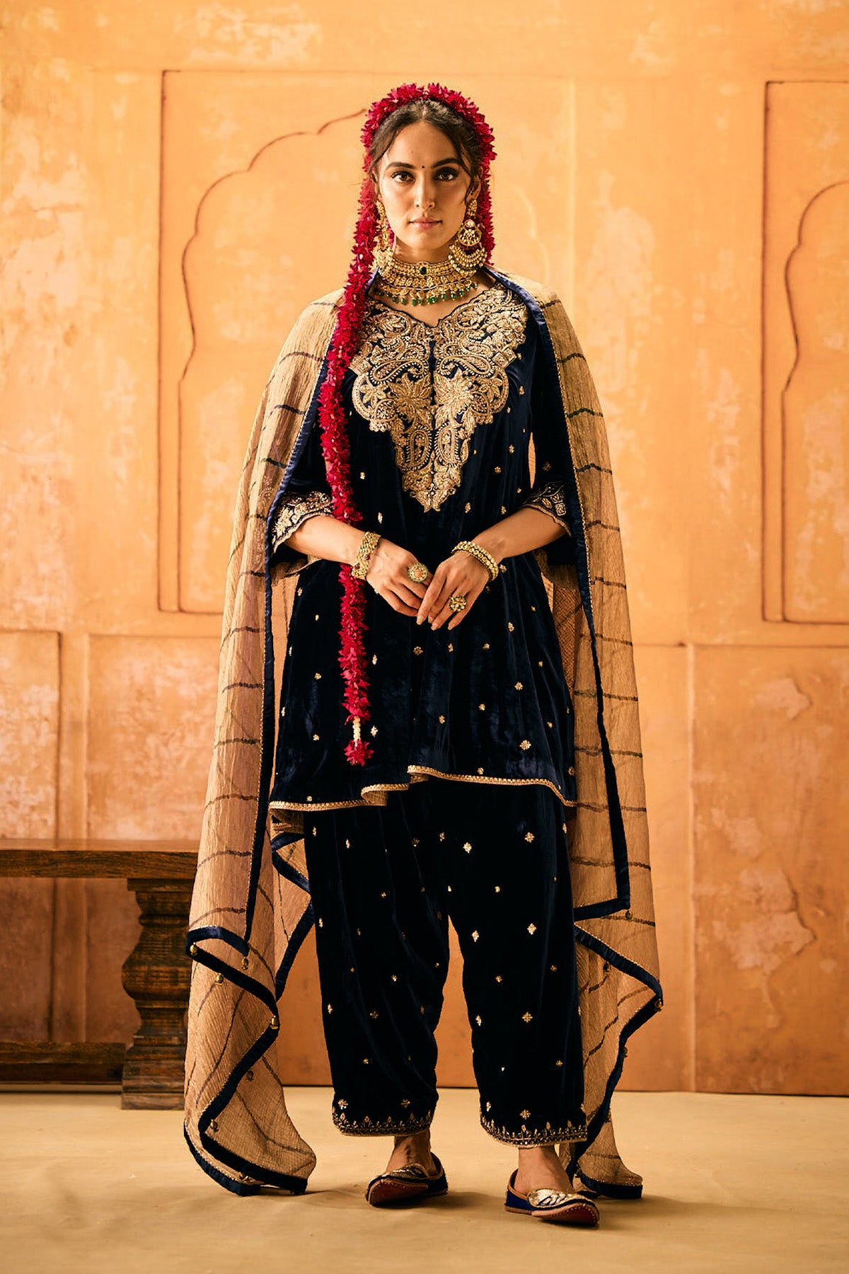Navy Blue Salwar Suit