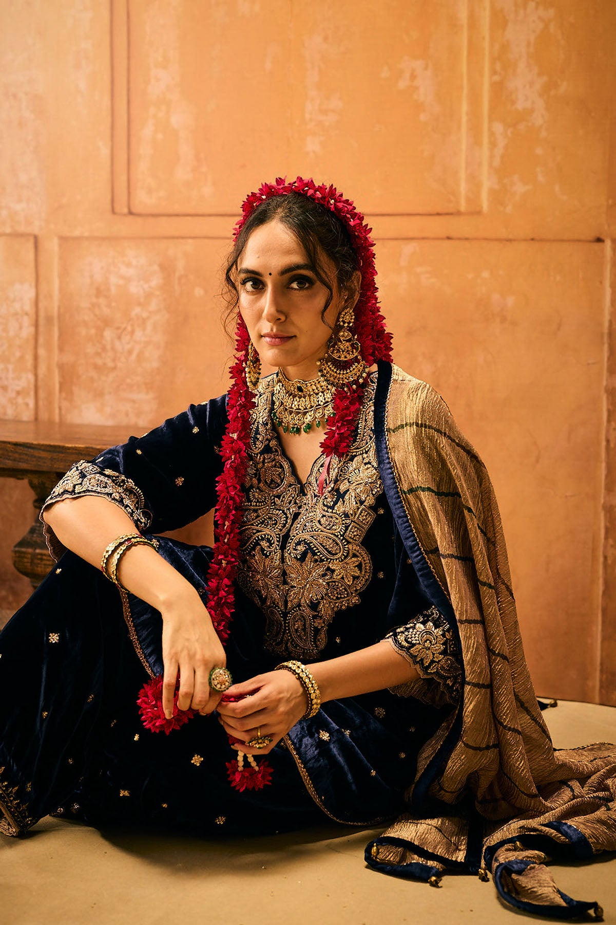 Navy Blue Salwar Suit