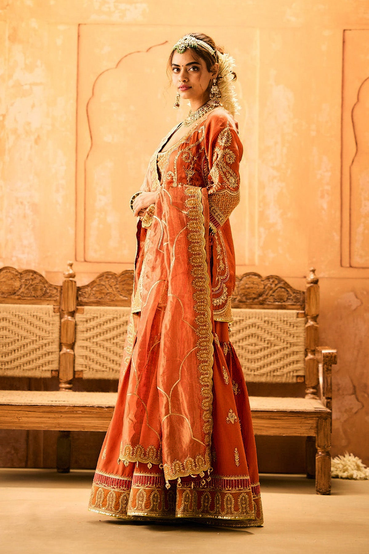 Rust Garara Suit