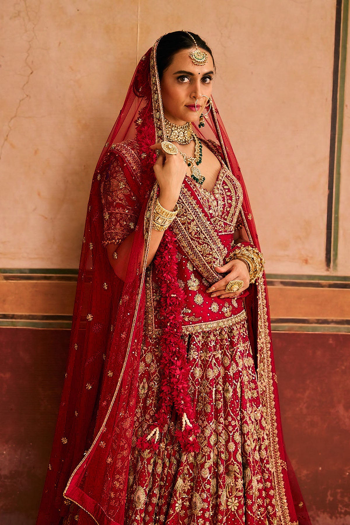 Red Lehenga