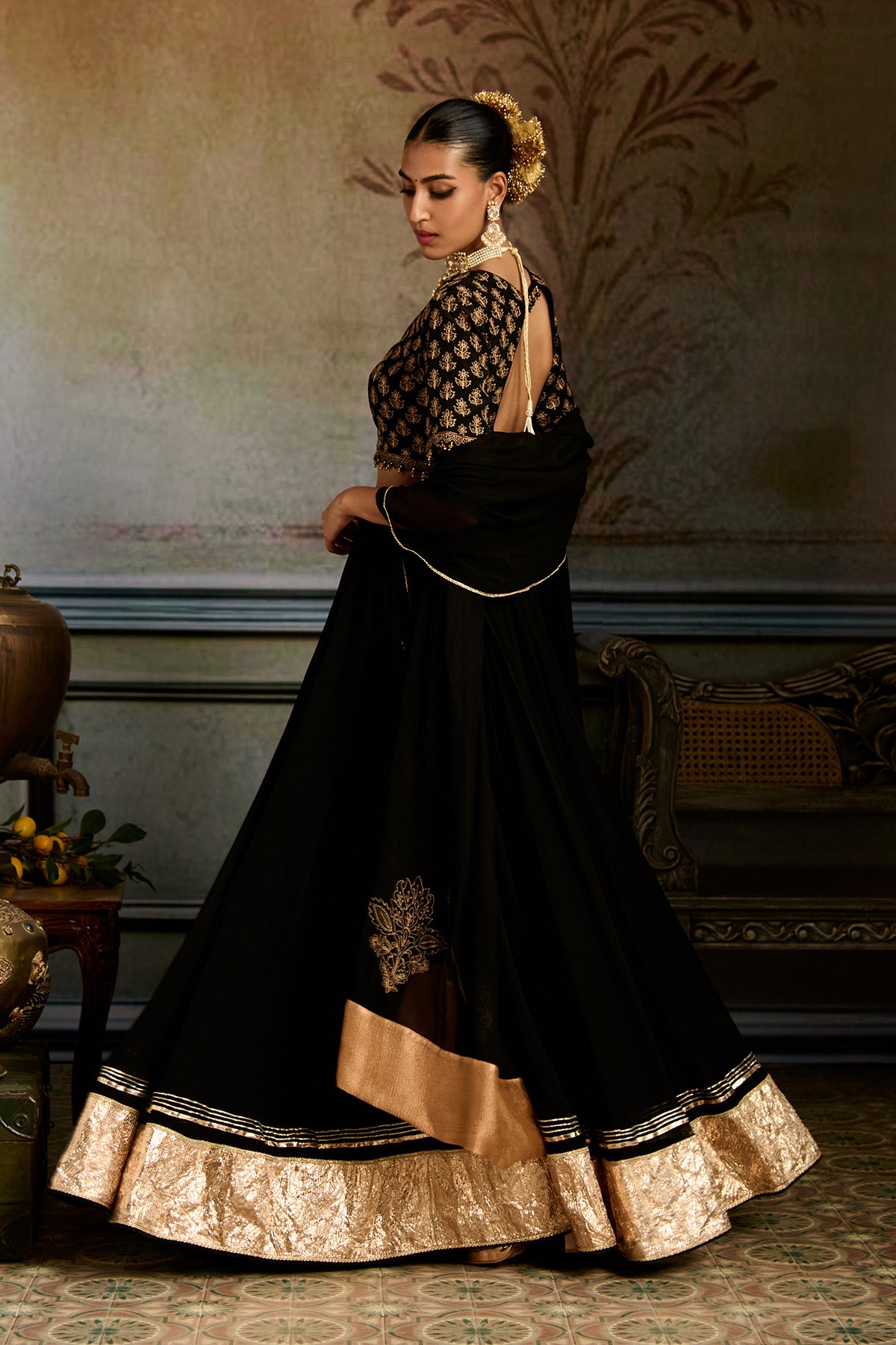 Black Lehenga