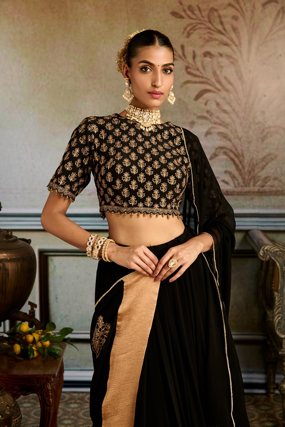 Black Lehenga