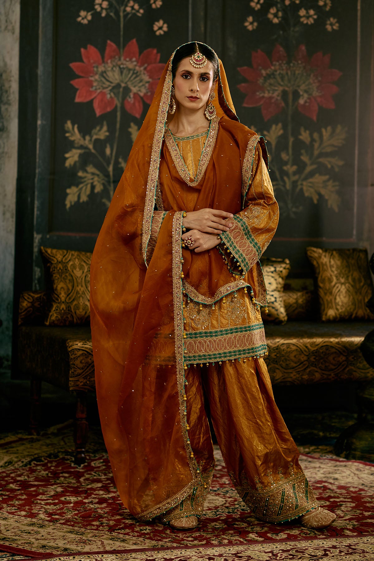 Golden Farshi Salwar
