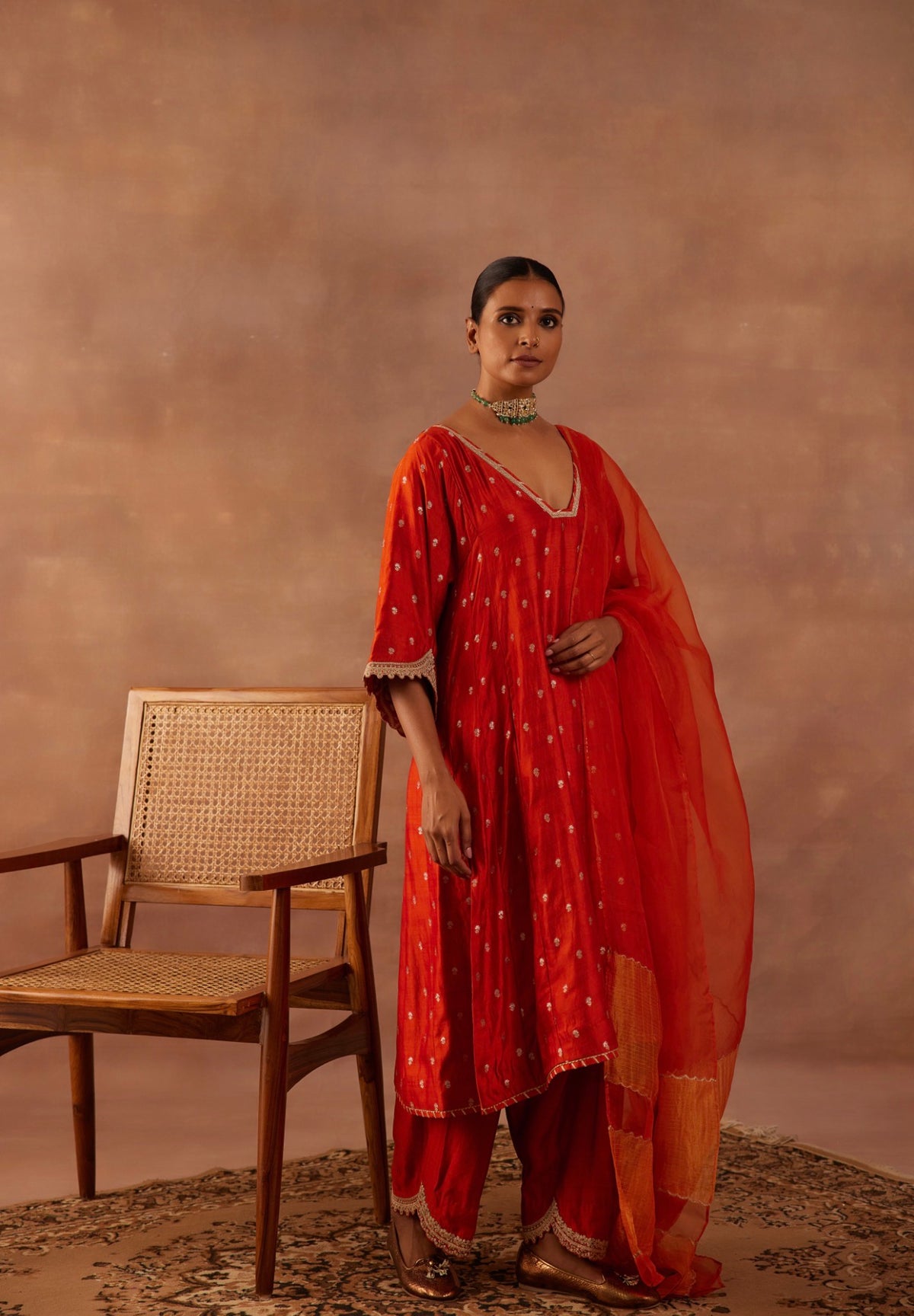 Rust Salwar Suit