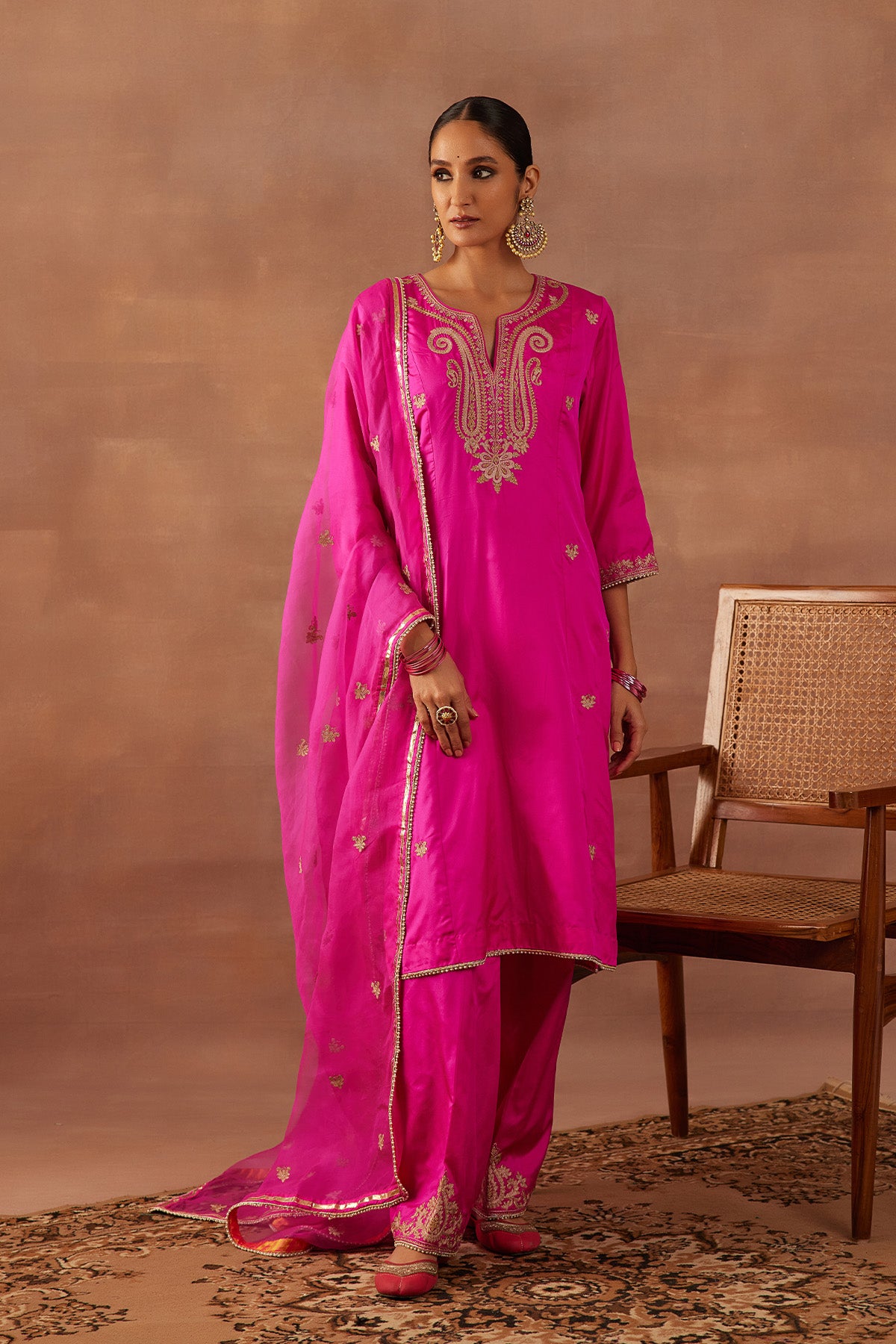 Hot Pink Salwar Suit