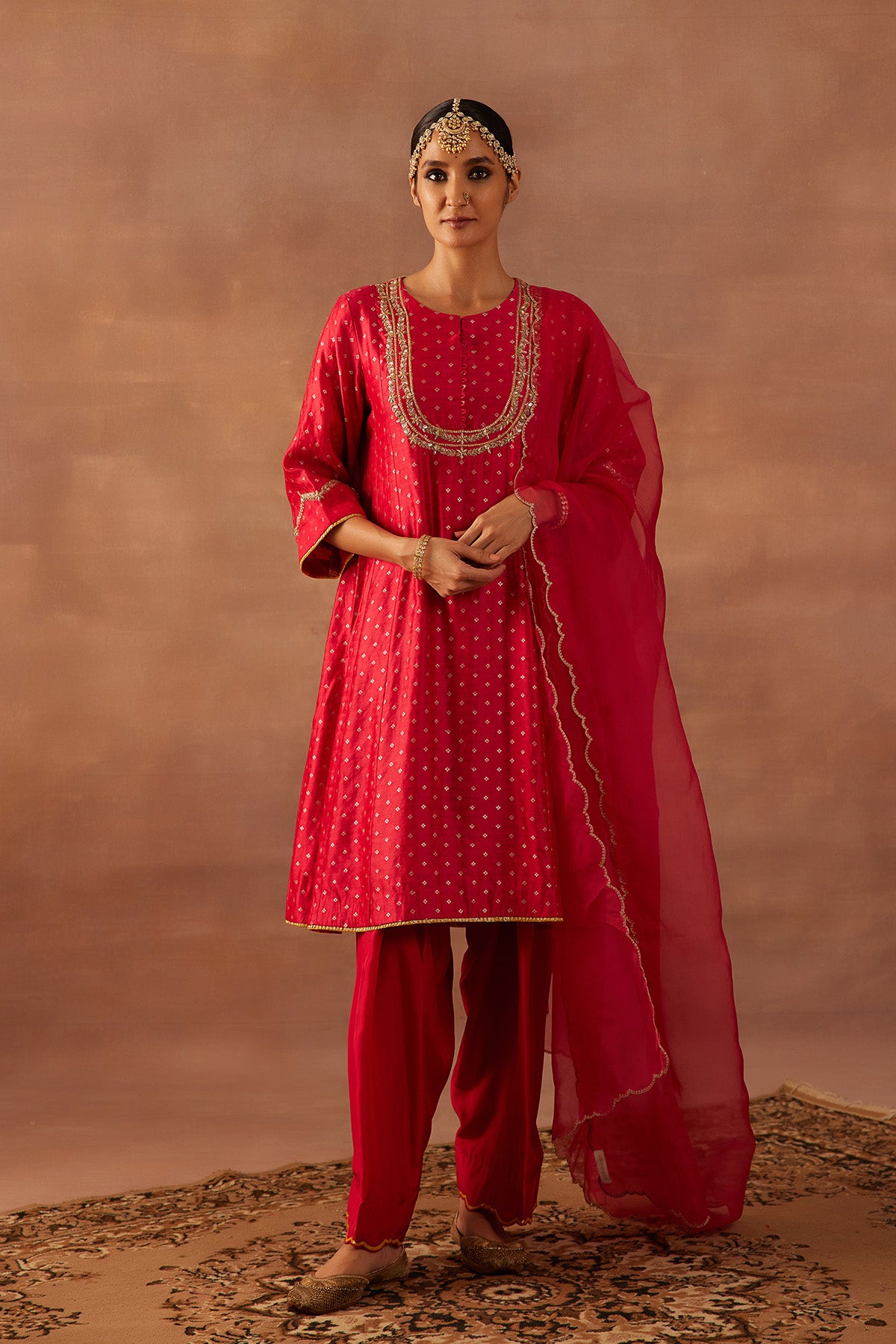 Red Salwar Suit