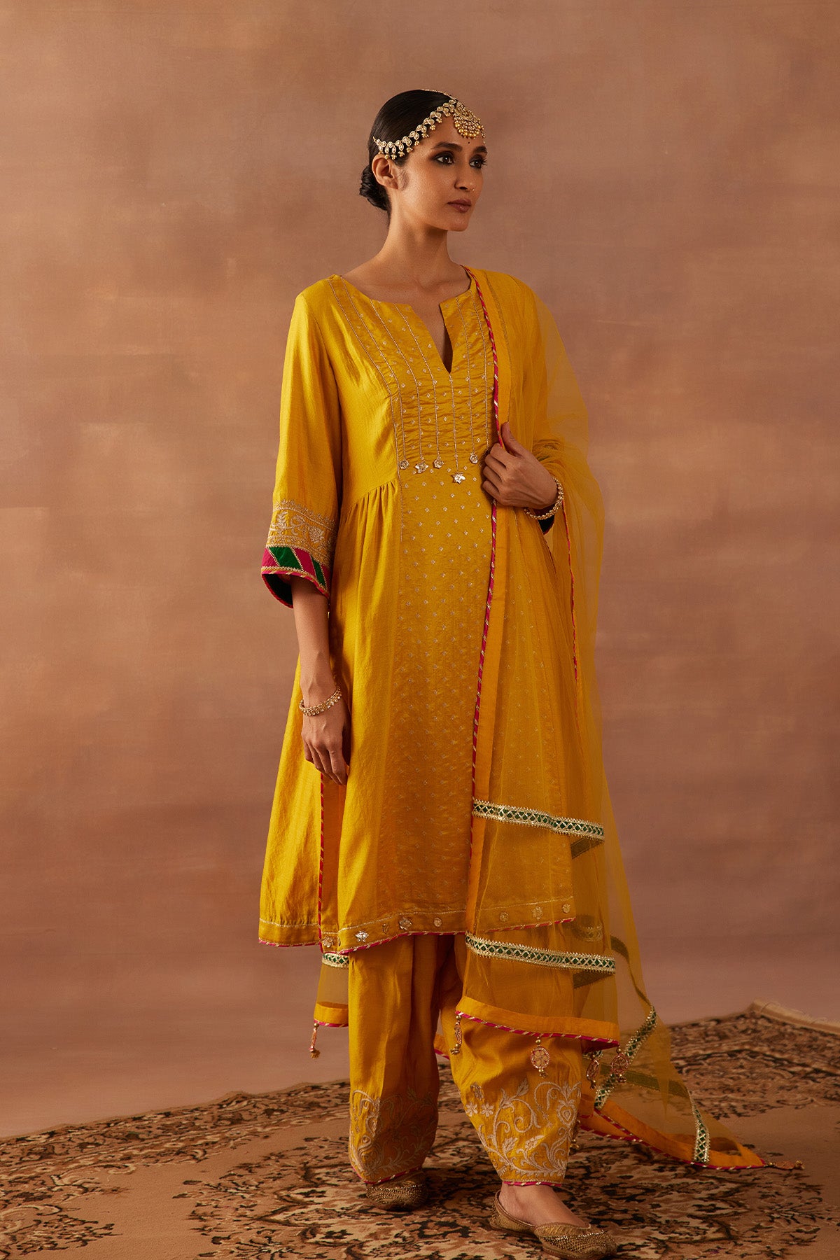 Mustard Salwar Suit