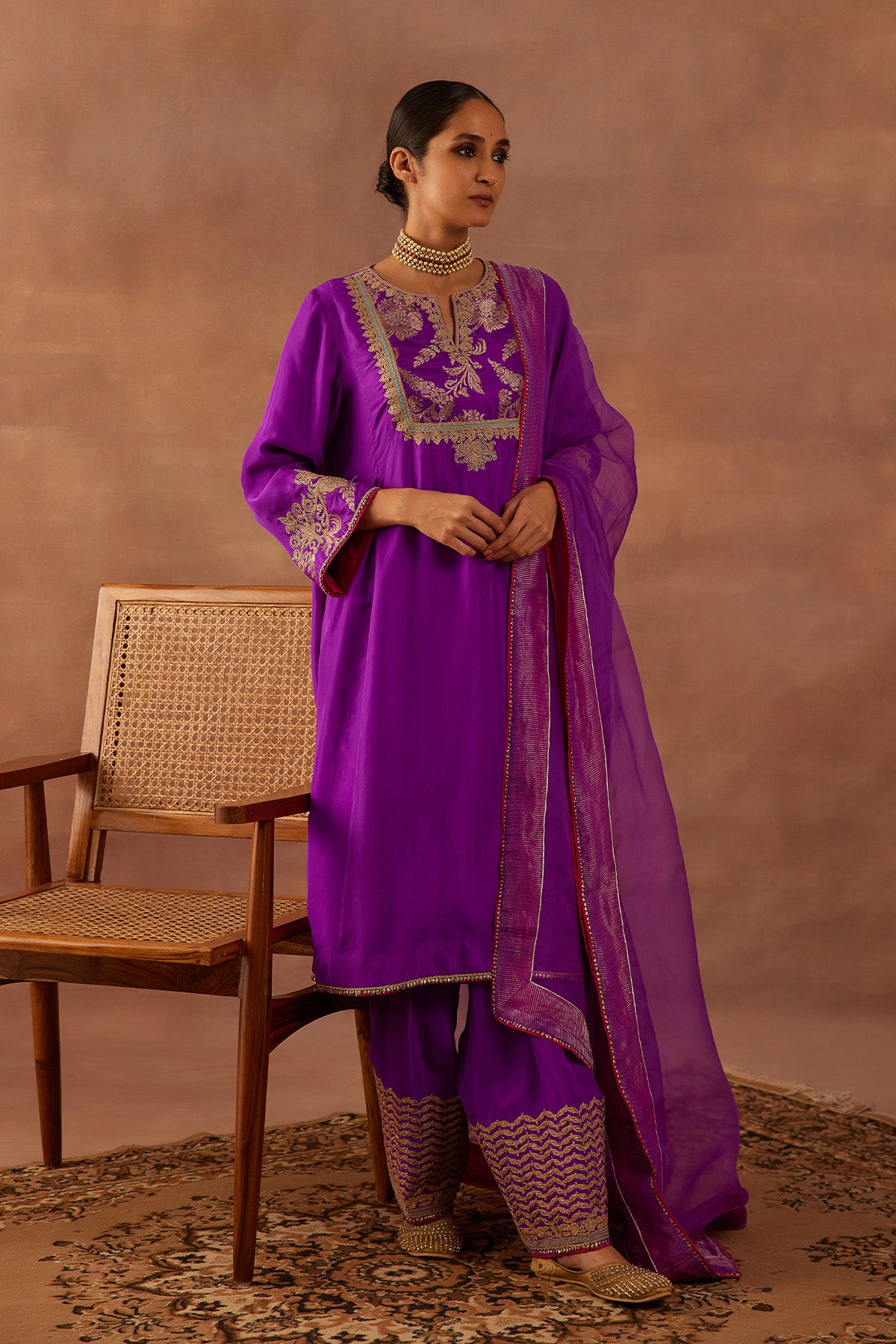 Purple Salwar Suit
