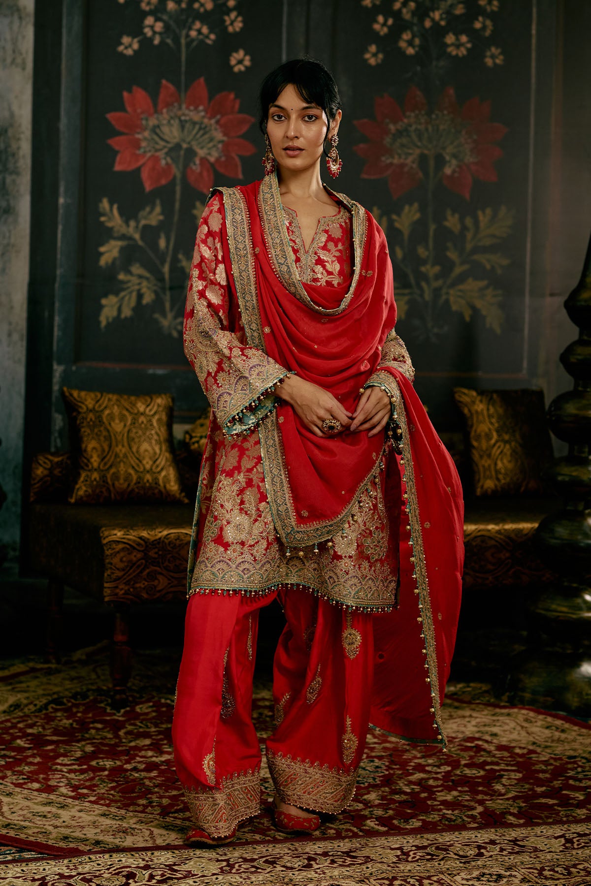 Red Salwar Suit