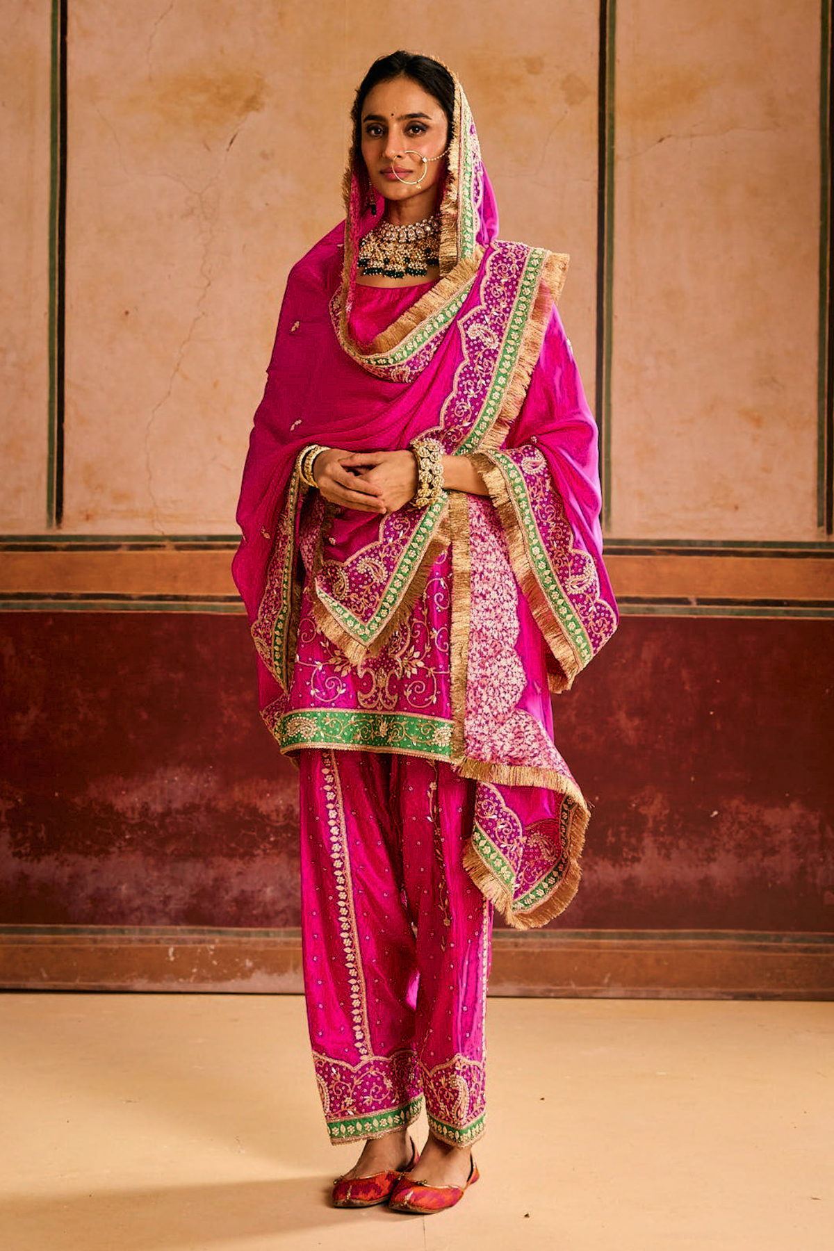 Hot Pink Salwar Suit