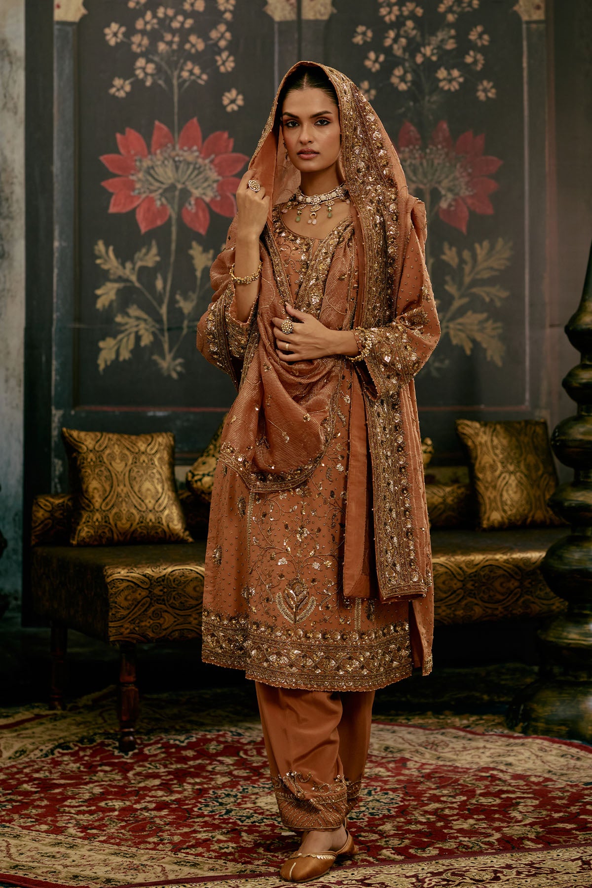 Brown Salwar Suit