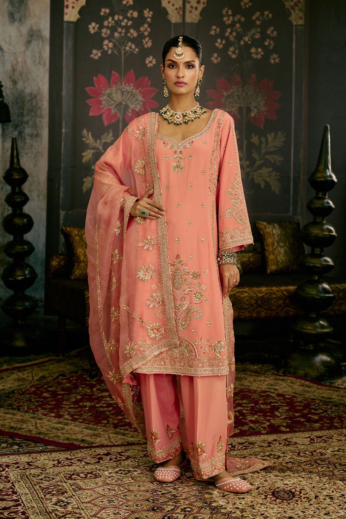 Peach Salwar Suit