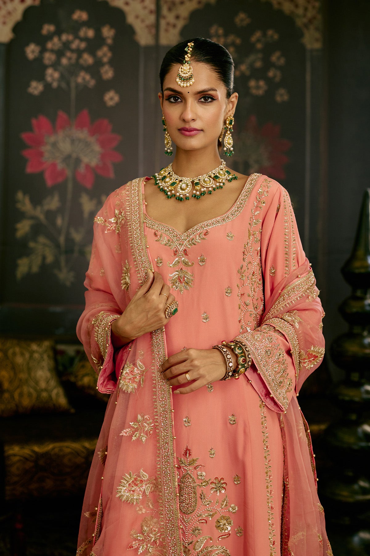 Peach Salwar Suit