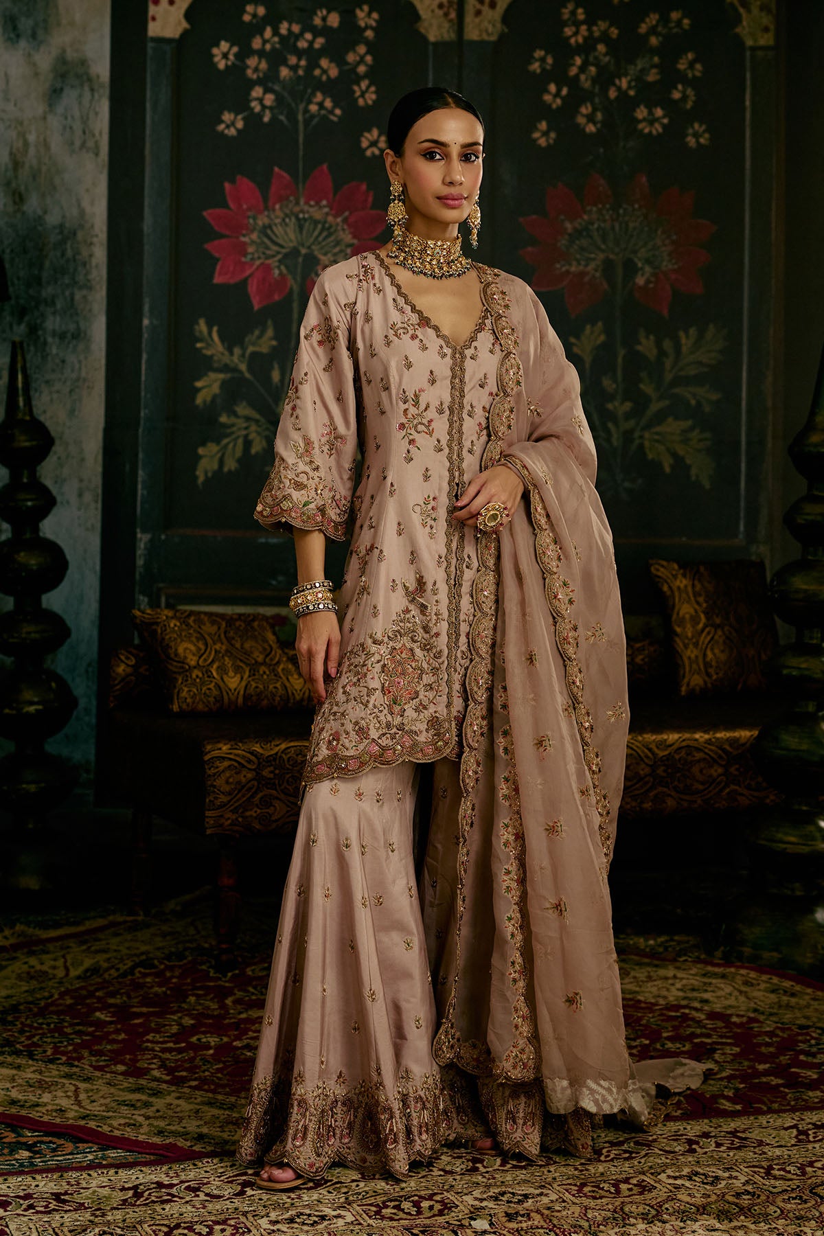 Dusty Lilac Sharara