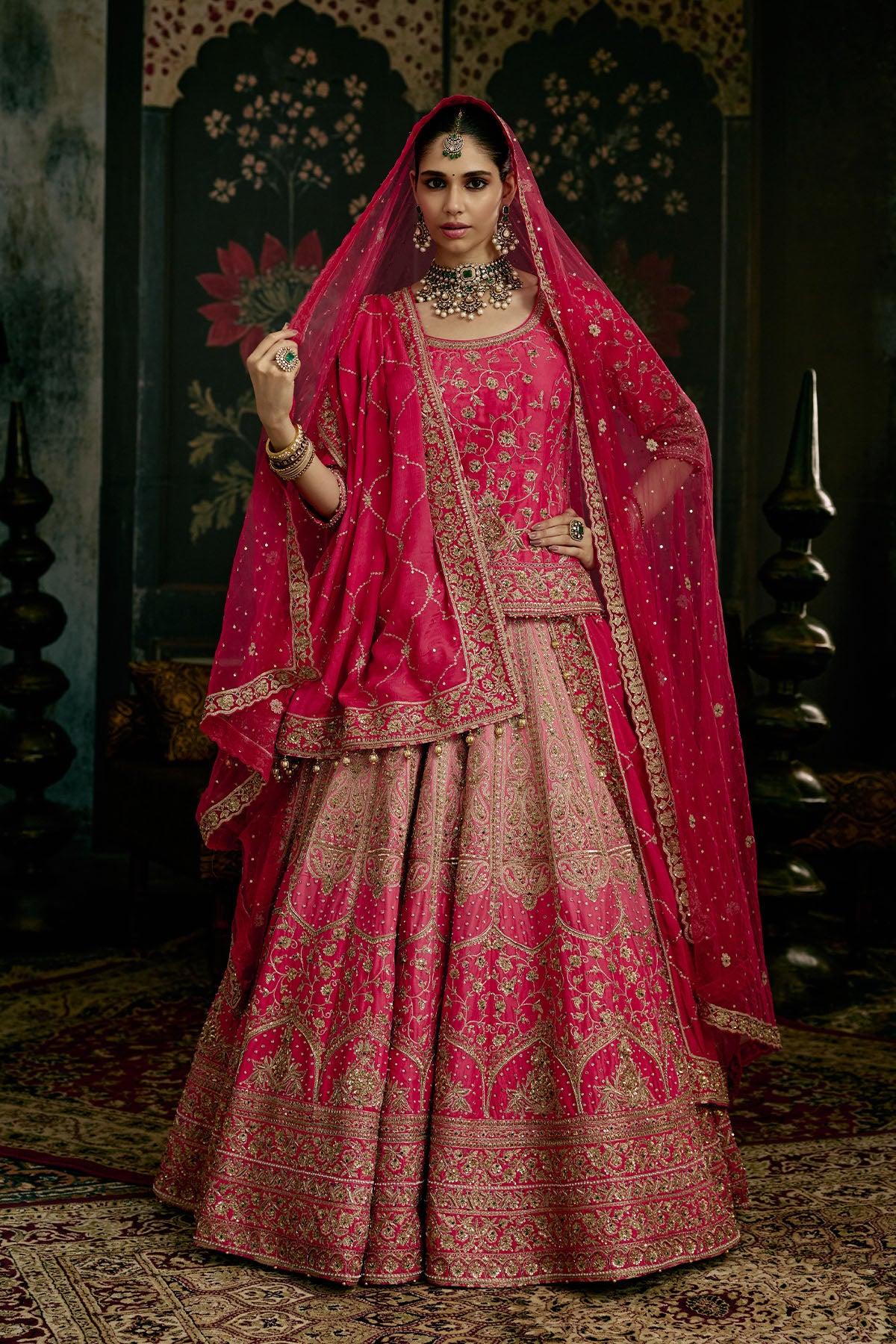 Pink Ombré Lehenga