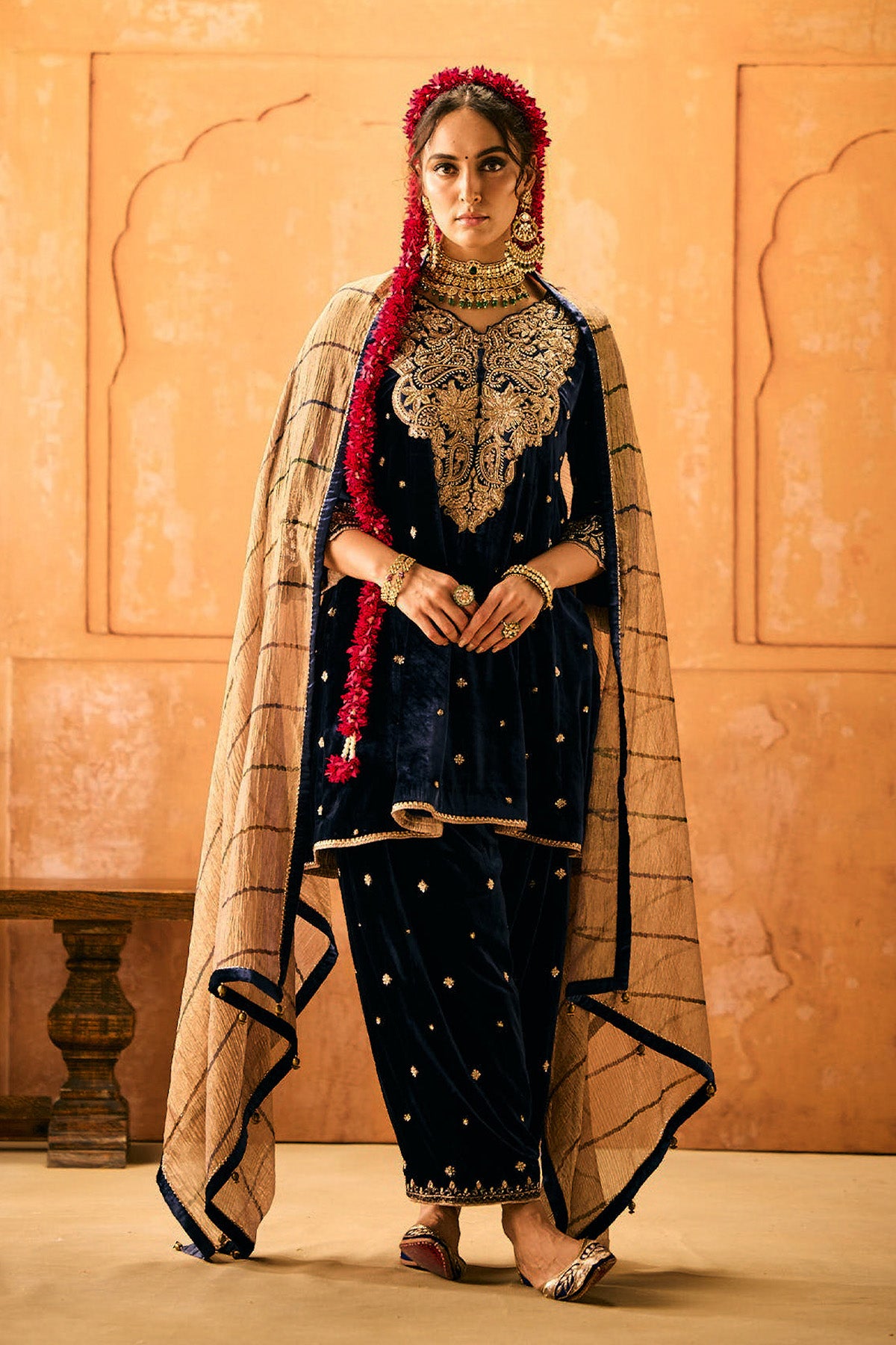 Navy Blue Salwar Suit