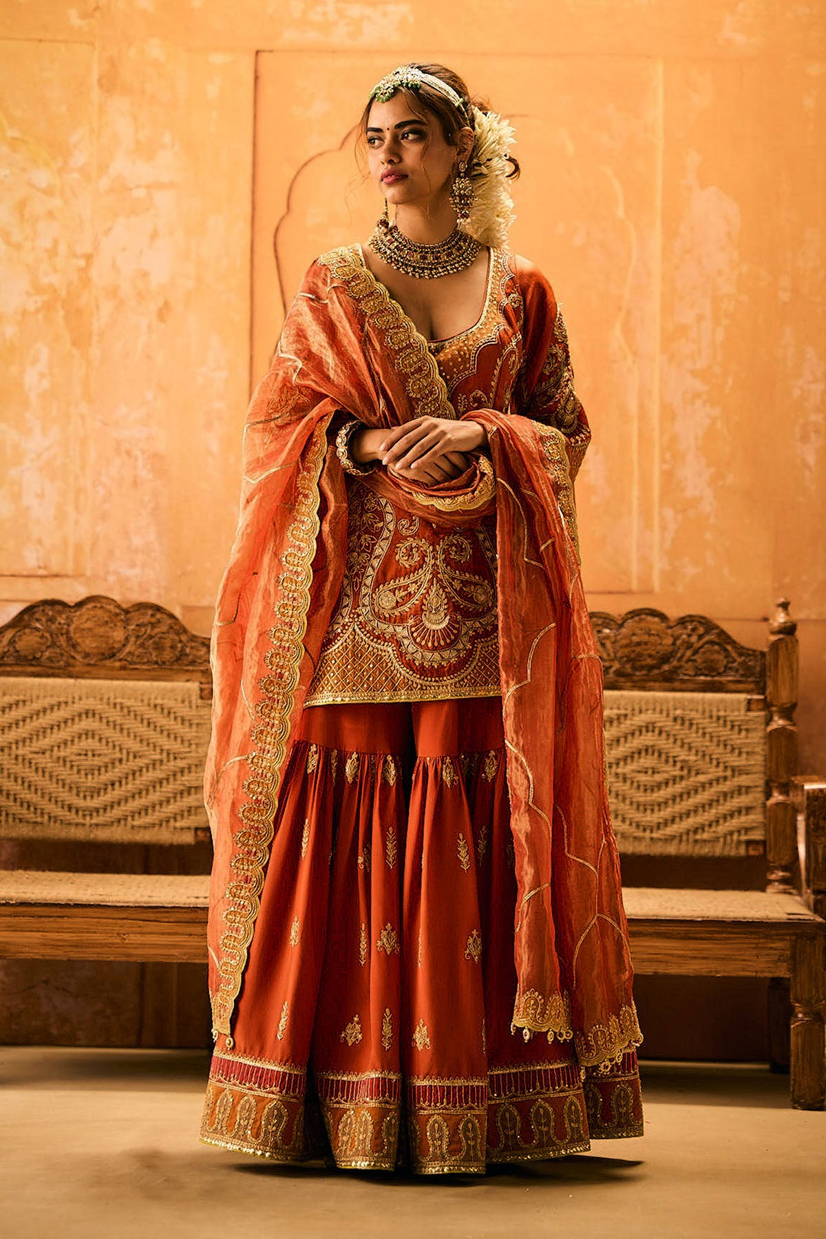 Rust Garara Suit