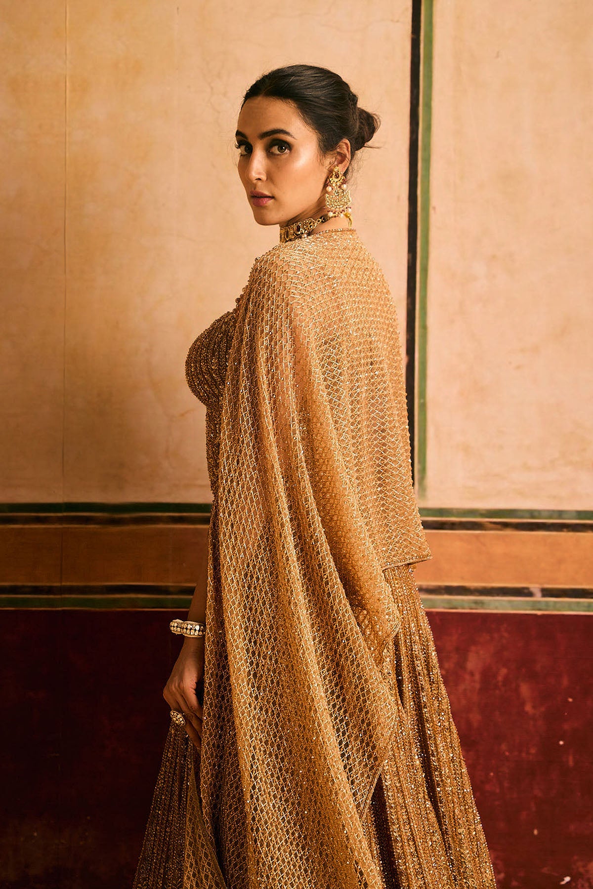 Brown Lehenga
