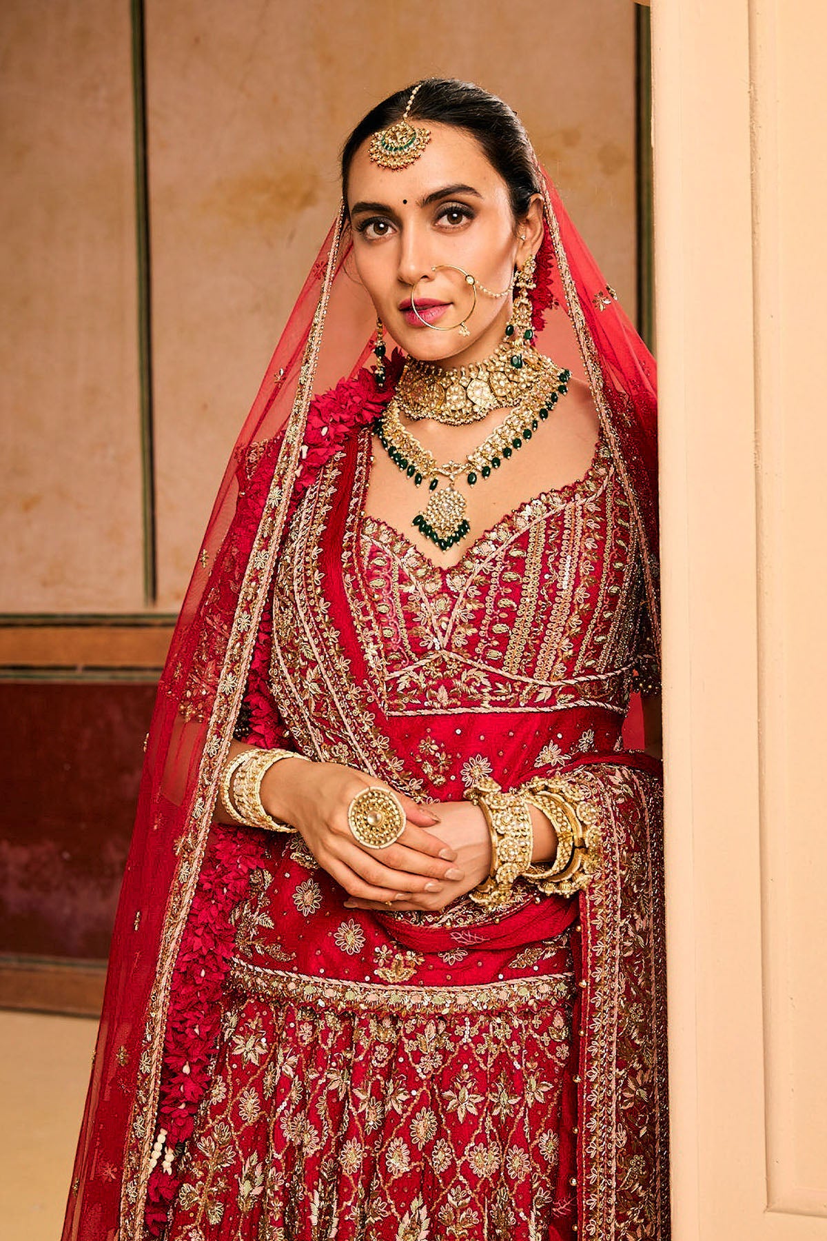 Red Lehenga