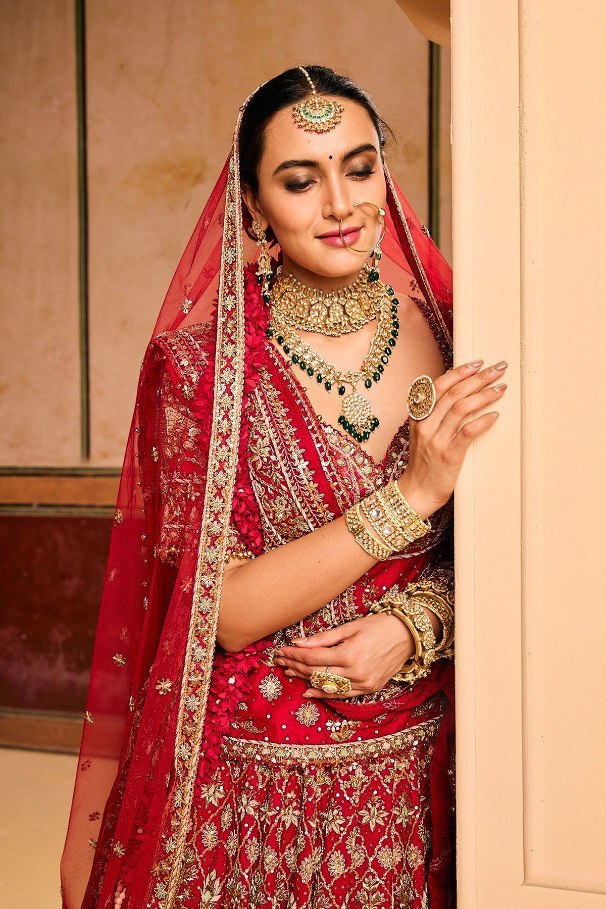 Red Lehenga