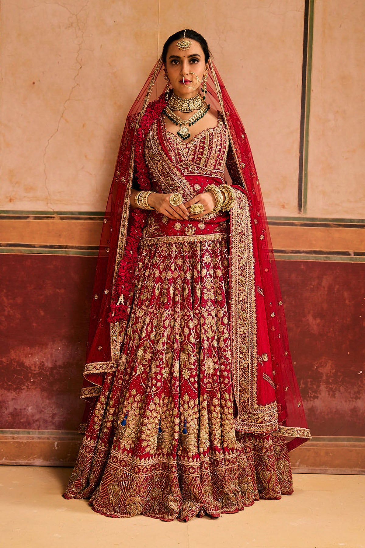 Red Lehenga