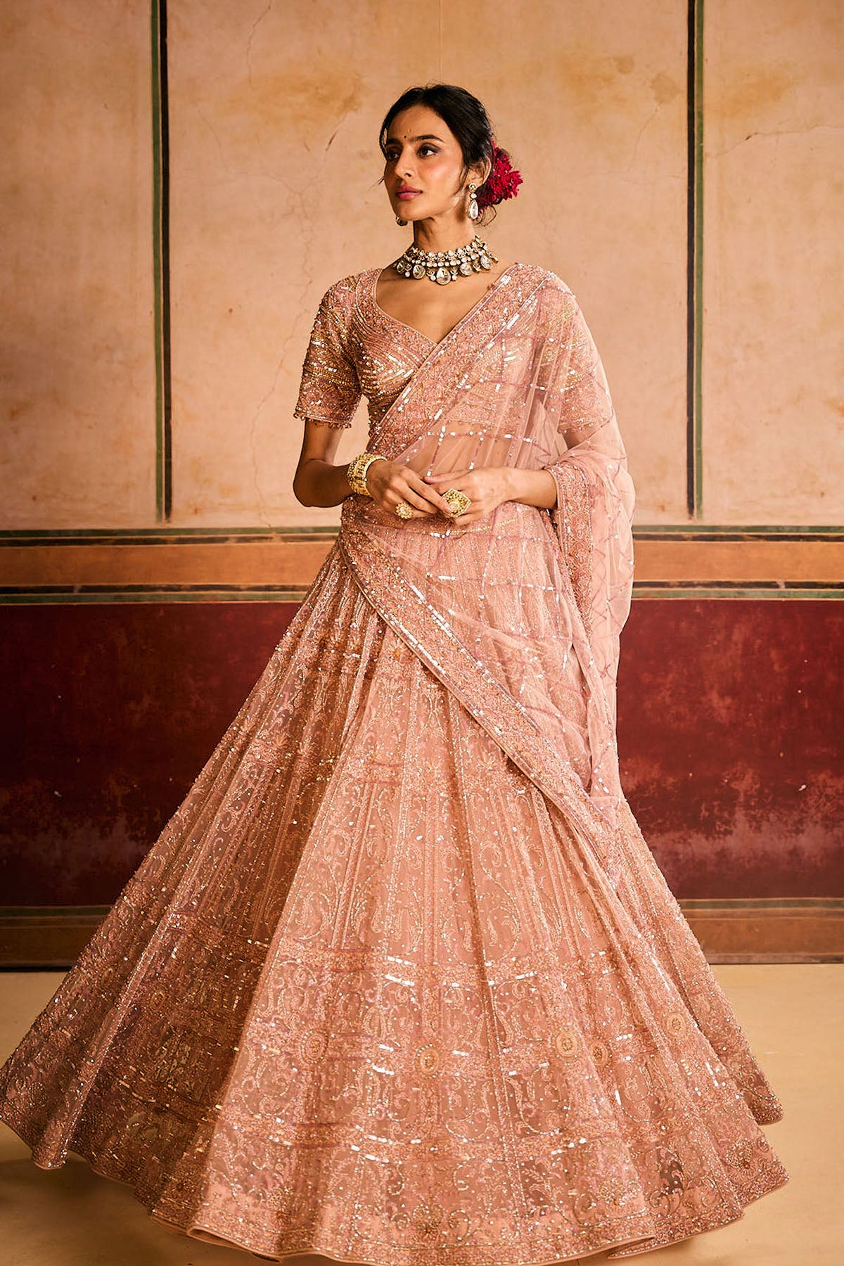 Pink Lehenga