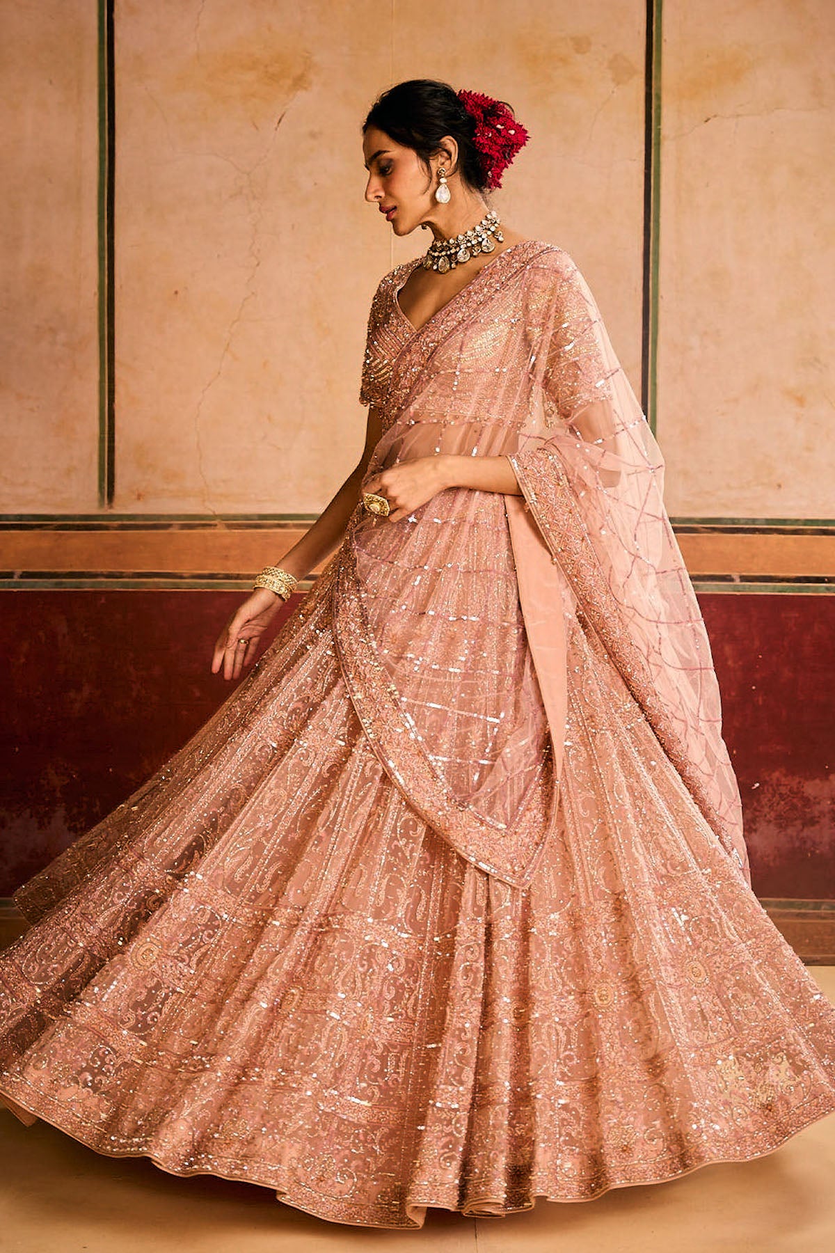Pink Lehenga