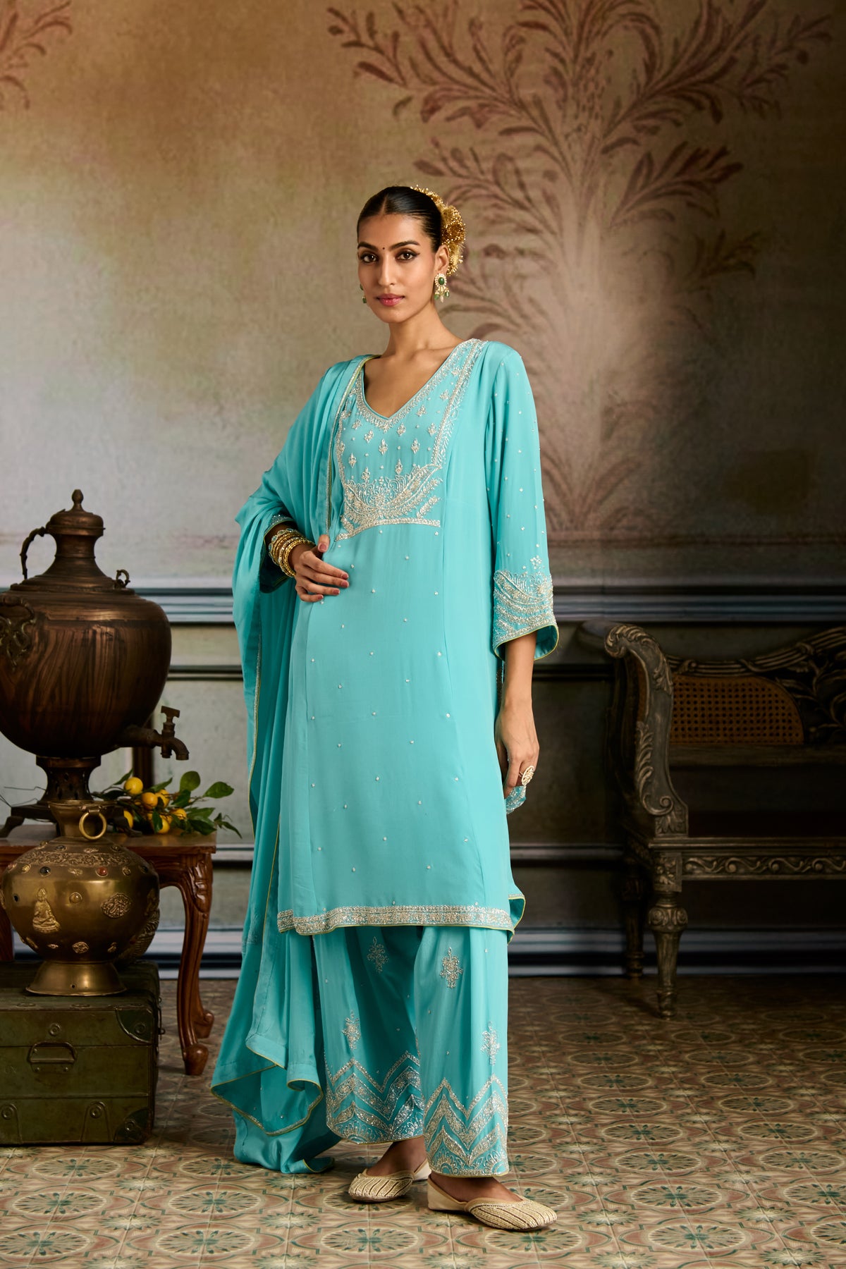 Blue Salwar Suit