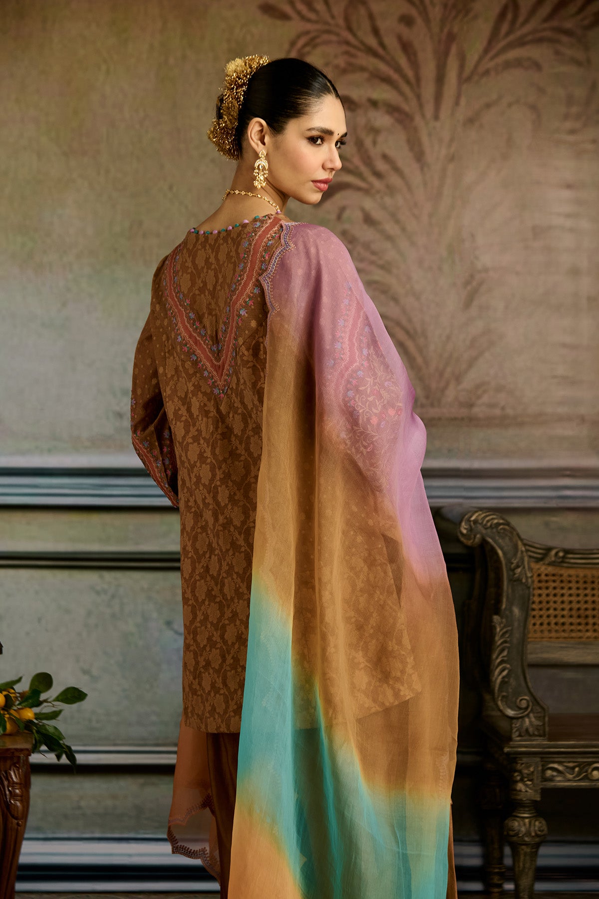 Brown Salwar Suit