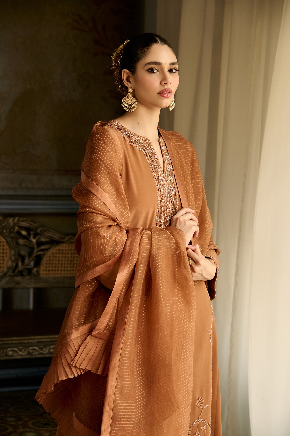 Brown Pant Set