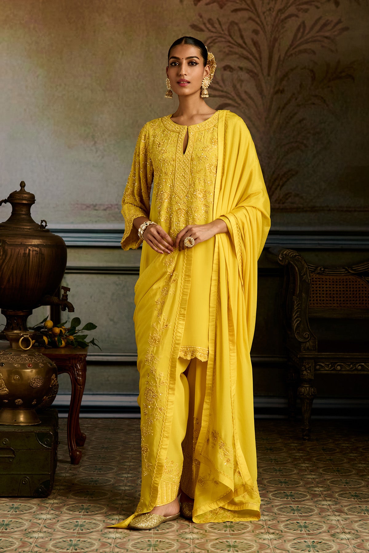 Yellow Salwar Suit