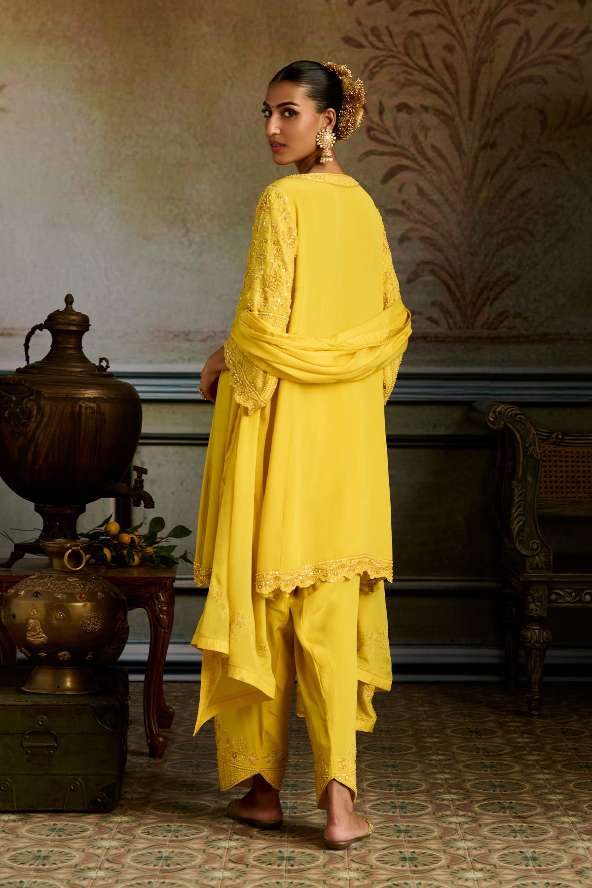 Yellow Salwar Suit