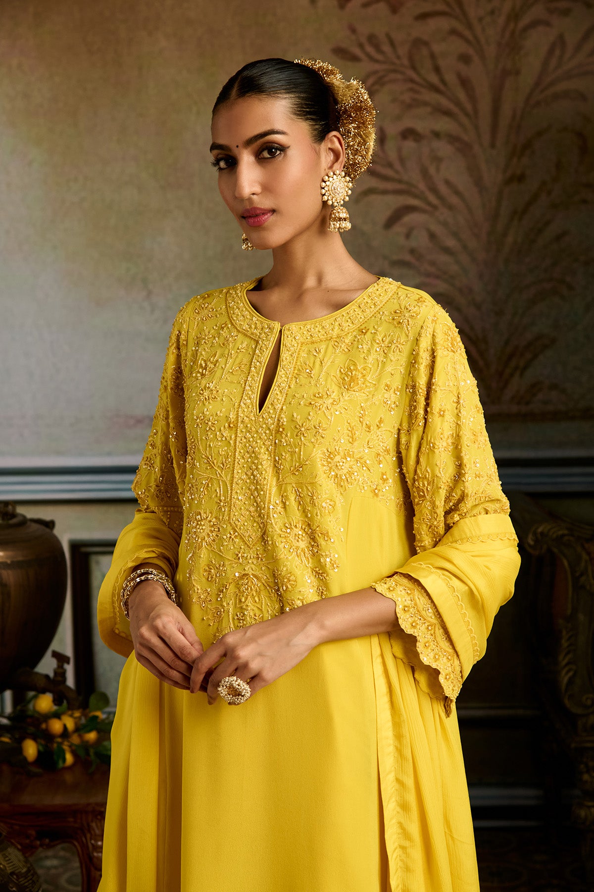 Yellow Salwar Suit