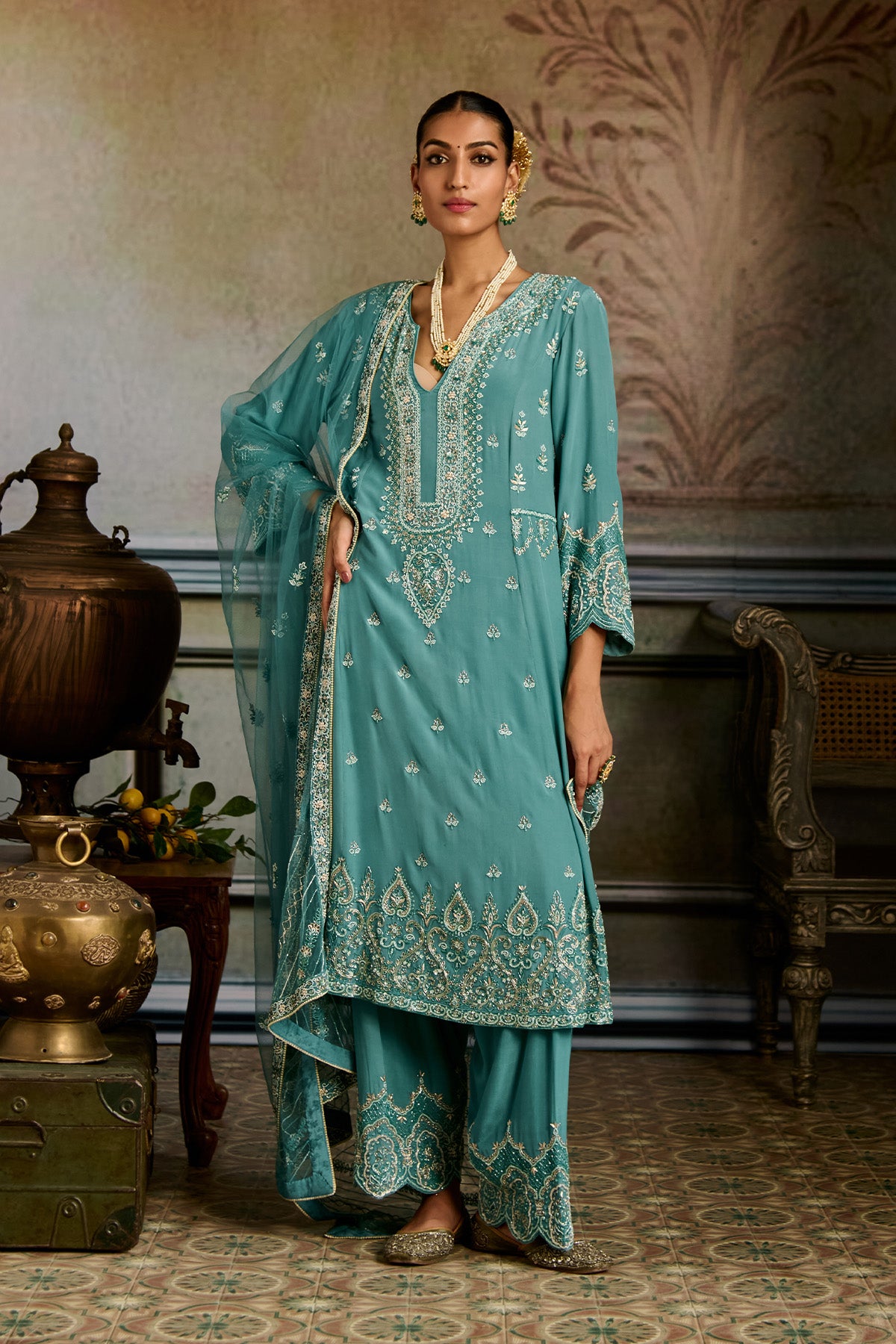 Blue Salwar Suit