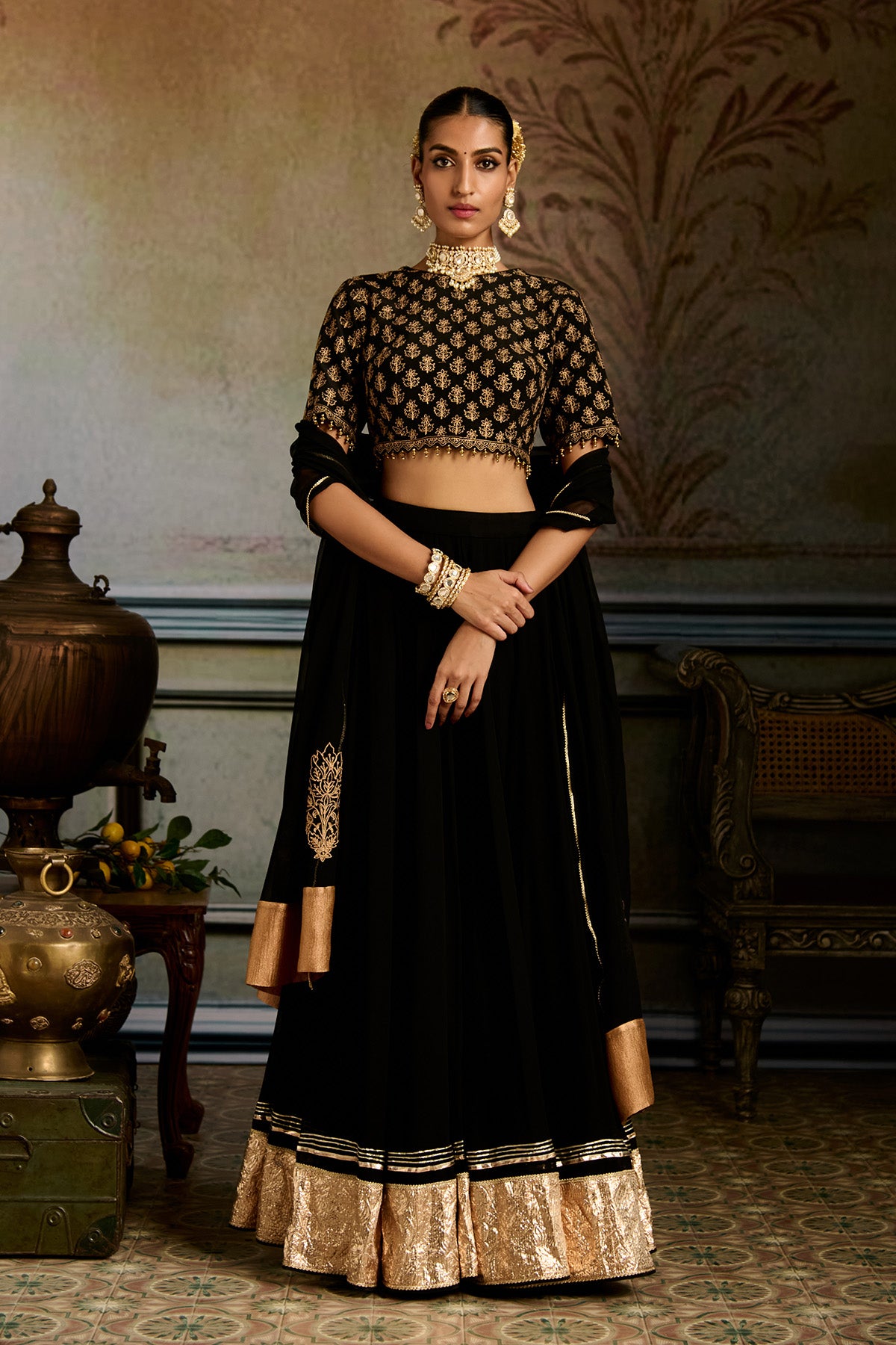 Black Lehenga
