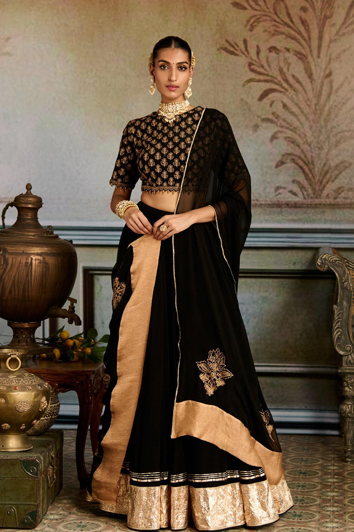Black Lehenga